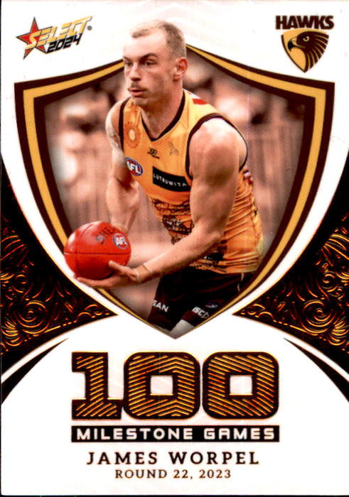 James Worpel, MG60, Milestone, 2024 Select AFL Footy Stars