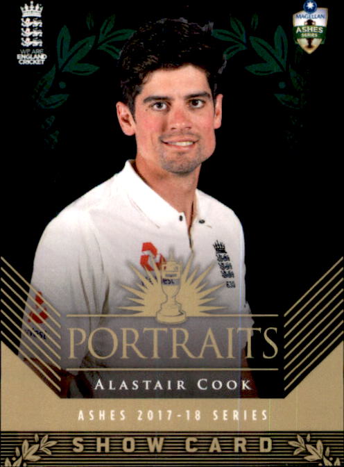 Portraits Show Card Set of 6, 2017-18 Tap'n'play CA Ashes Cricket