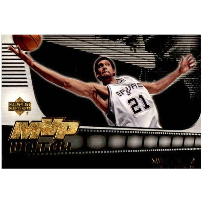 Tim Duncan, GOLD MVP Watch, 2006-07 UD NBA Basketball