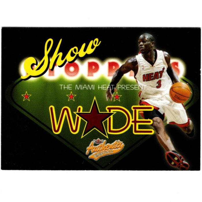 Dwyane Wade, Show Stoppers, 2004-05 Fleer NBA Authentix Basketball