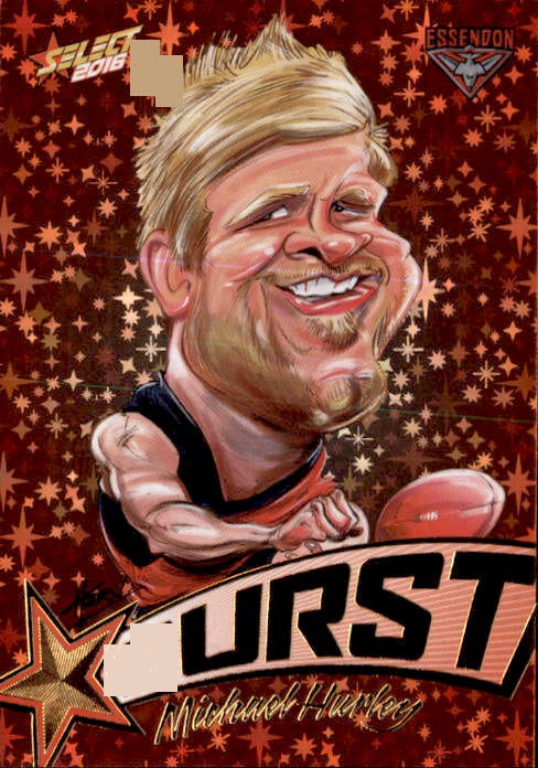 Michael Hurley, Starburst Caricatures, 2016 Select AFL Footy Stars