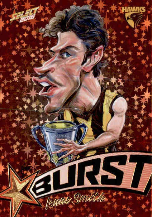 Isaac Smith, Starburst Caricatures, 2016 Select AFL Footy Stars