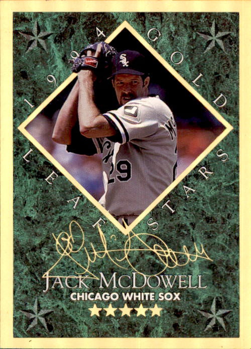 Jack McDowell, Gold Leaf Stars, 1994 Donruss MLB Baseball