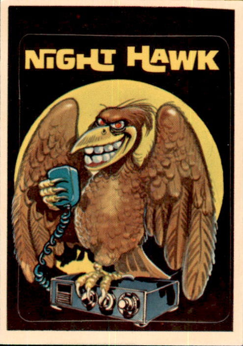 Night Hawk, Donruss CB Dictionary Sticker Card