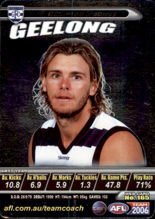 Cameron Mooney, Silver, 2006 Teamcoach AFL