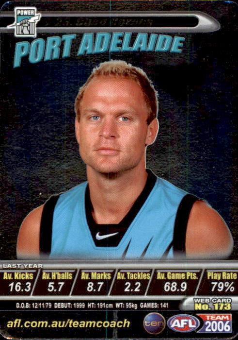 Chad Cornes, Silver, 2006 Teamcoach AFL