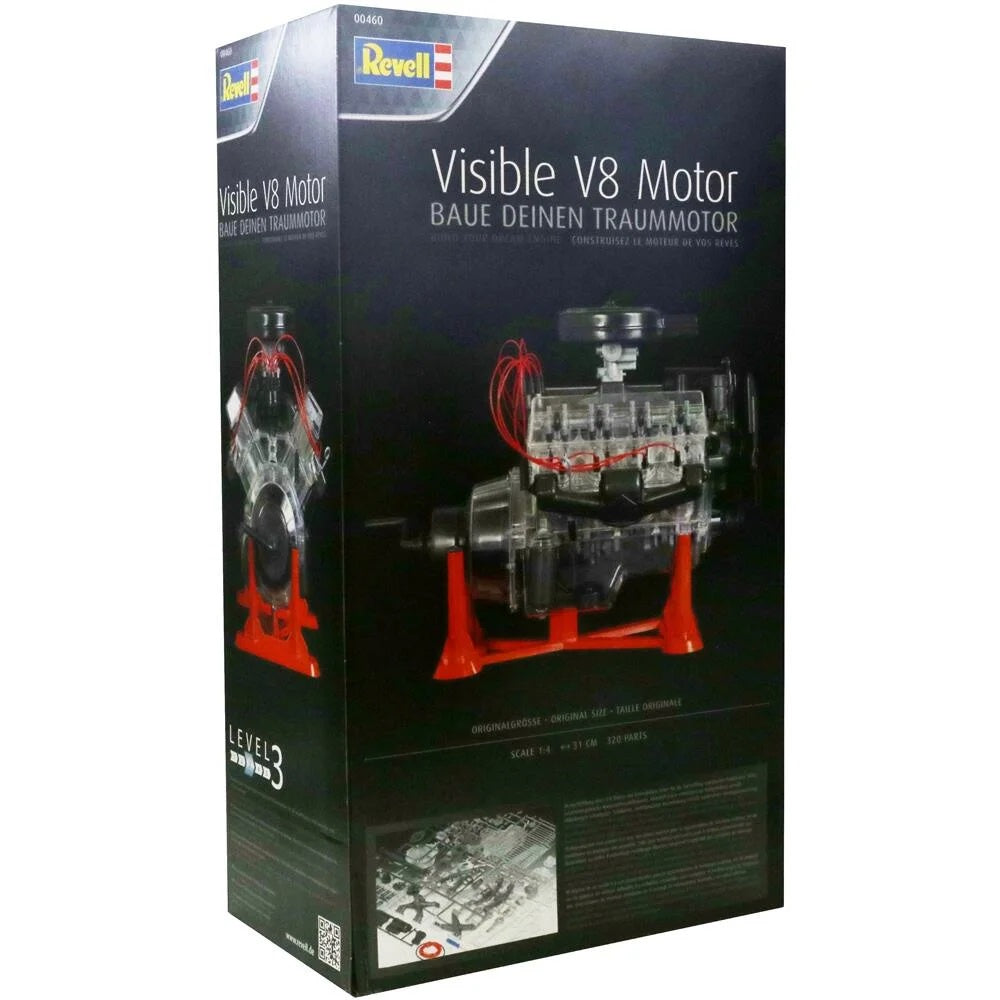 Revell Visible V8 Engine 1:4 Scale Plastic Model Kit