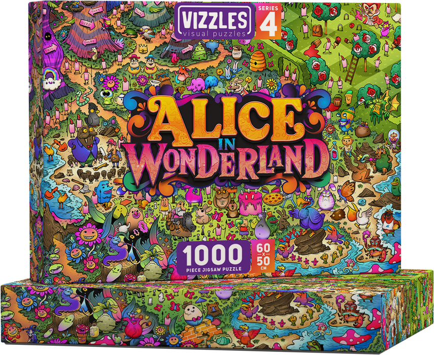 Vizzles Alice In Wonderland 1000pc Jigsaw Puzzle