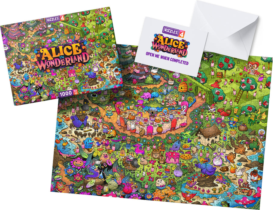 Vizzles Alice In Wonderland 1000pc Jigsaw Puzzle