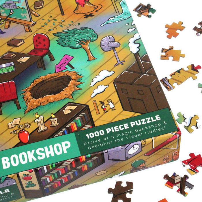 Vizzles The Magic Bookshop Puzzle 1000pc Jigsaw Puzzle