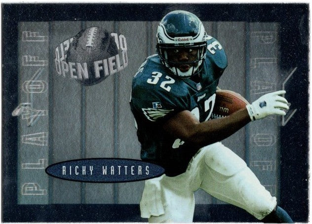 Ricky Watters, #32, Open Field, 1996 Playoff Contenders Football NFL