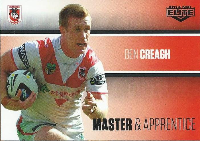 Master & Apprentice, 2014 ESP Elite NRL - 1 to 32 - Pick Your Card