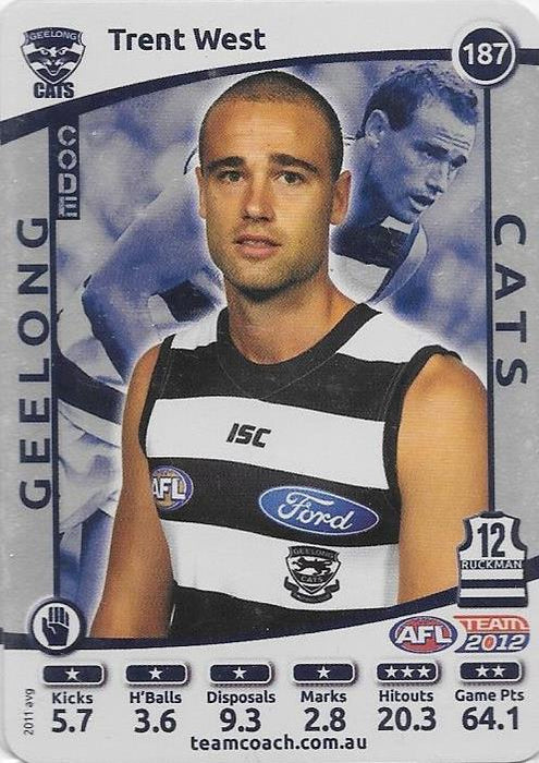 2012 Teamcoach AFL Silver Parallel card - 1 to 200 - Pick Your Card