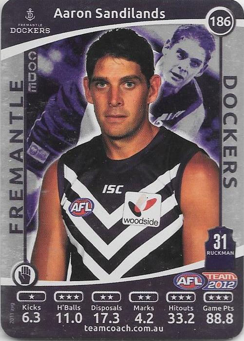 2012 Teamcoach AFL Silver Parallel card - 1 to 200 - Pick Your Card