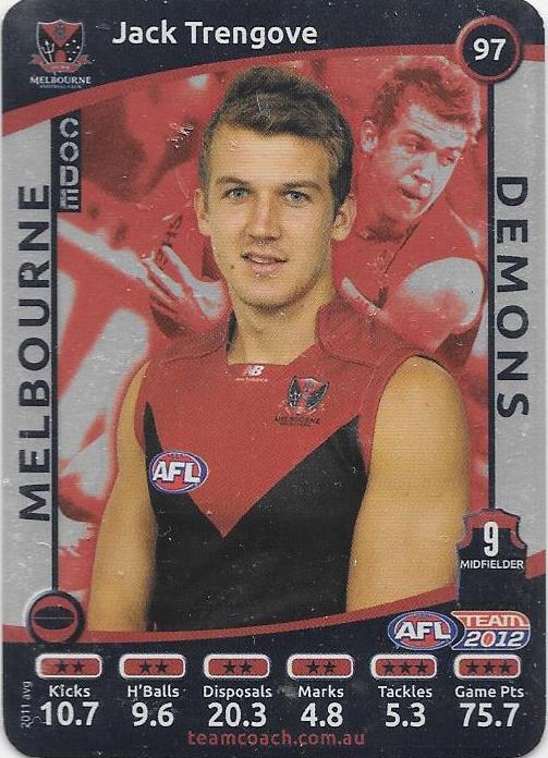 2012 Teamcoach AFL Silver Parallel card - 1 to 200 - Pick Your Card