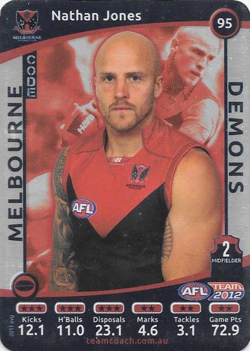 2012 Teamcoach AFL Silver Parallel card - 1 to 200 - Pick Your Card