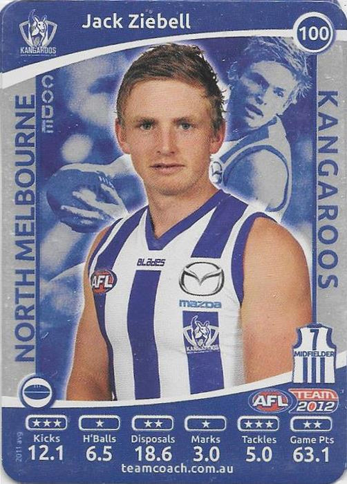 2012 Teamcoach AFL Silver Parallel card - 1 to 200 - Pick Your Card