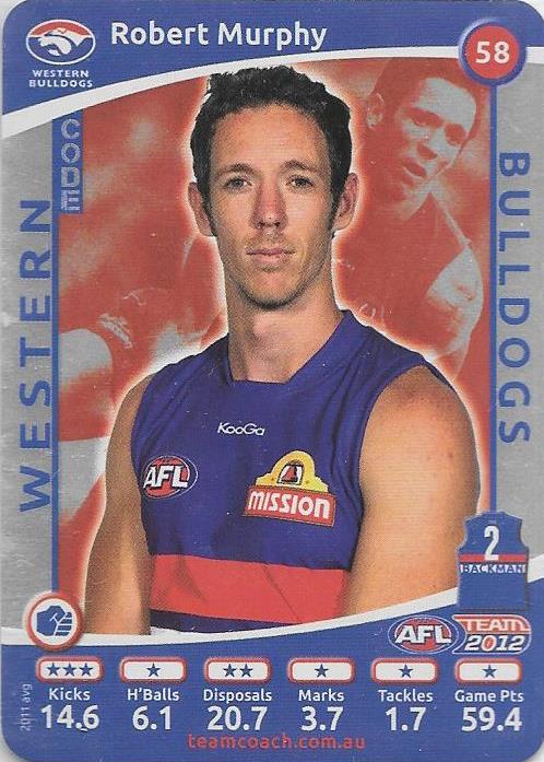 2012 Teamcoach AFL Silver Parallel card - 1 to 200 - Pick Your Card