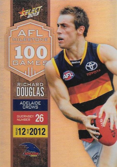 Richard Douglas, 100 Game Milestone, 2013 Select AFL Champions