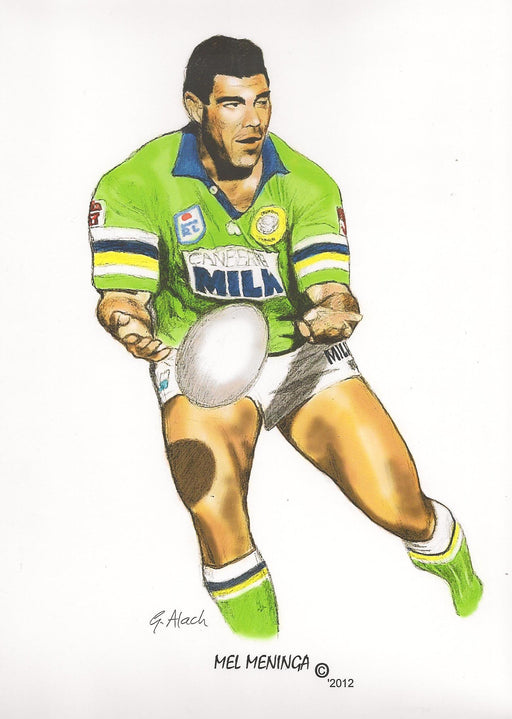 Mal Meninga, GregsArt A4 Print