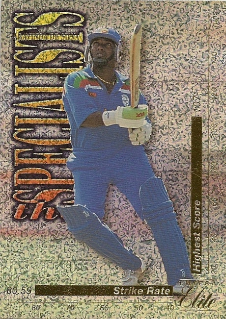 Aravinda De Silva, The Specialists, 1996 Futera Elite Cricket