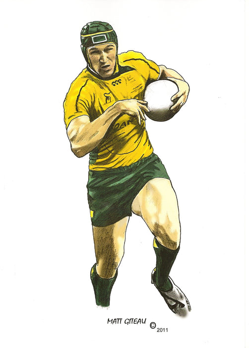 Matt Giteau, GregsArt A4 Print