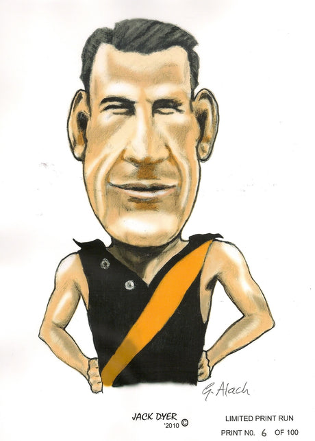 Jack Dyer, GregsArt A4 Print