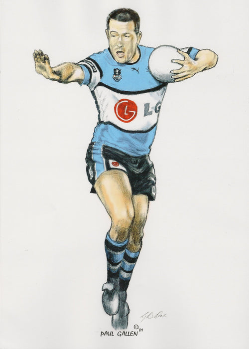 Paul Gallen, GregsArt A4 Print