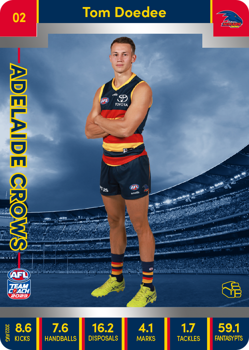 Tom Doedee, 02, Silver Parallel, 2023 Teamcoach AFL