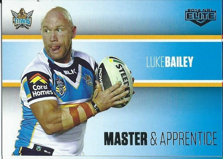 Master & Apprentice, 2014 ESP Elite NRL - 1 to 32 - Pick Your Card