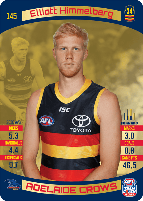 Elliott Himmelberg, Gold, 2021 Teamcoach AFL