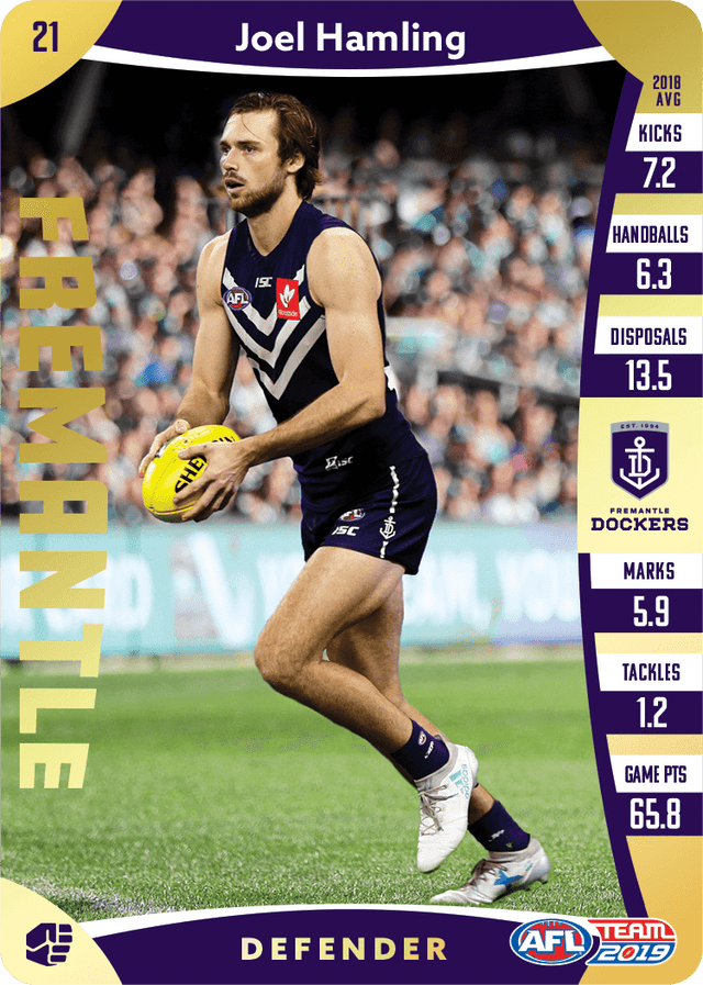 Joel Hamling, Gold, 2019 Teamcoach AFL