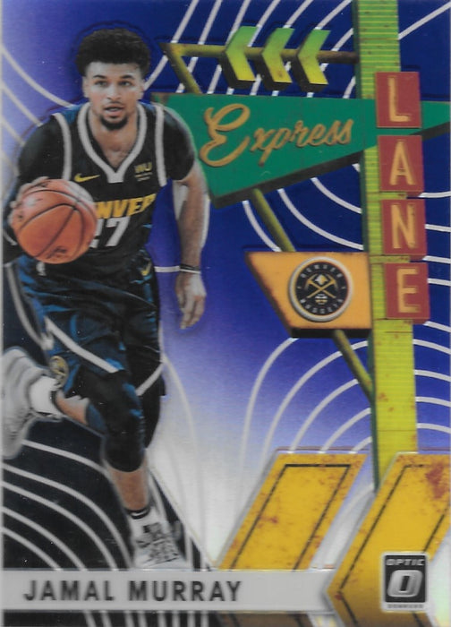 Jamal Murray, Express Lane Purple Prizm, 2019-20 Panini Donruss Optic Basketball NBA