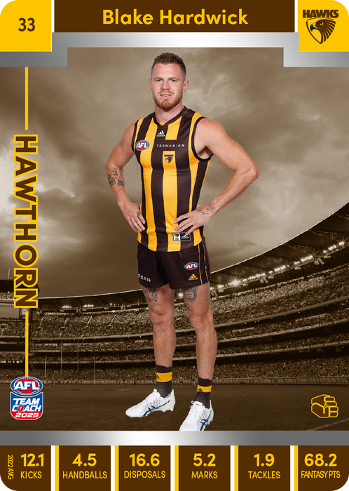 Blake Hardwick, 33, Silver Parallel, 2023 Teamcoach AFL