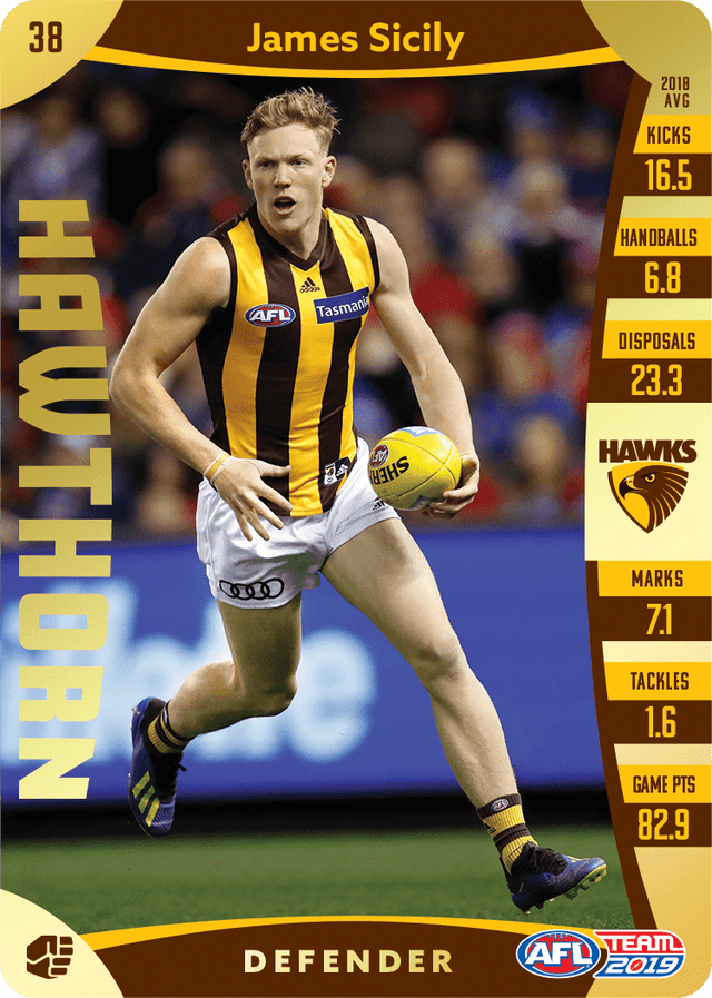 James Sicily, Gold, 2019 Teamcoach AFL