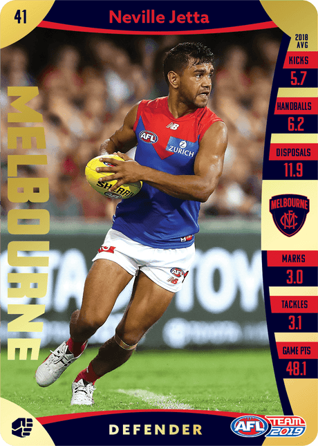 Neville Jetta, Gold, 2019 Teamcoach AFL
