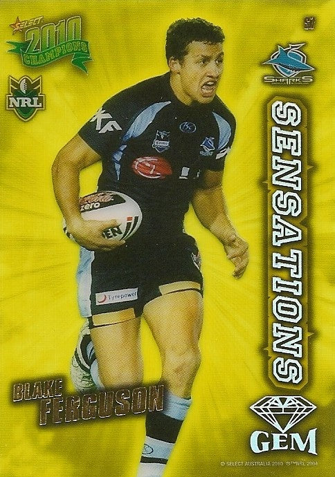 Blake Ferguson, Sensations Gem, 2010 Select NRL Champions