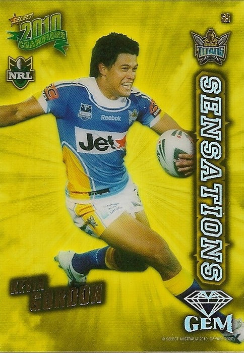 Kevin Gordon, Sensations Gem, 2010 Select NRL Champions