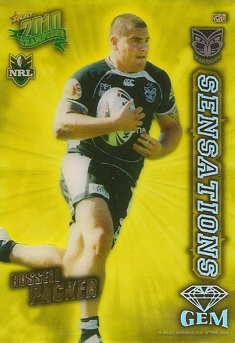 Russell Packer, Sensations Gem, 2010 Select NRL Champions