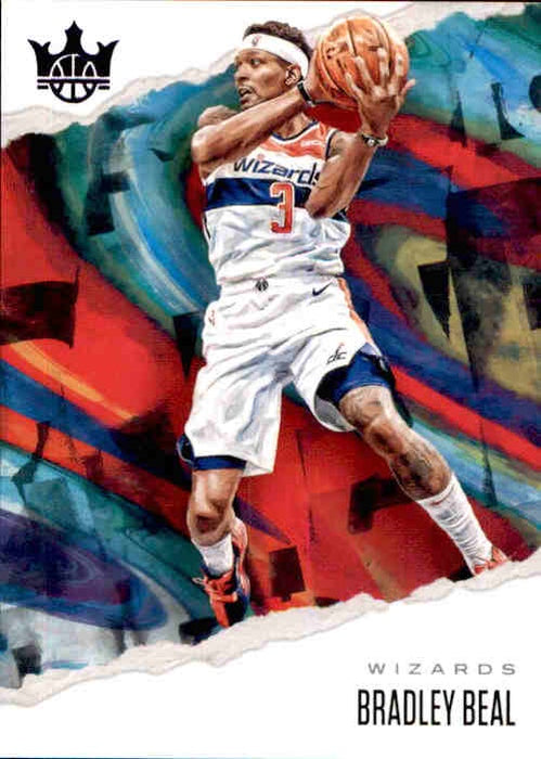 Bradley Beal, #50, PURPLE Foil, 2019-20 Panini Court Kings Basketball NBA