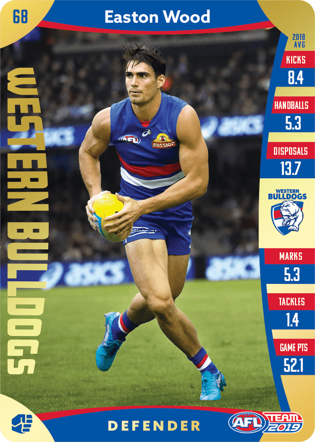 Easton Wood, Gold, 2019 Teamcoach AFL