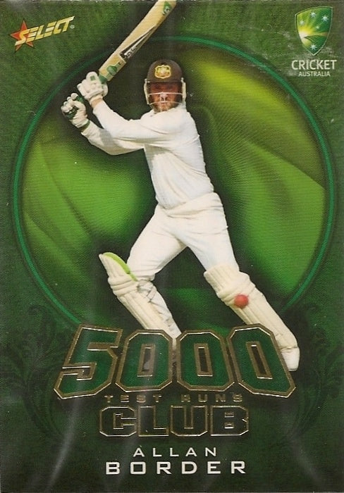 Allan Border, 5000 Test Run Club, 2009-10 Select Cricket