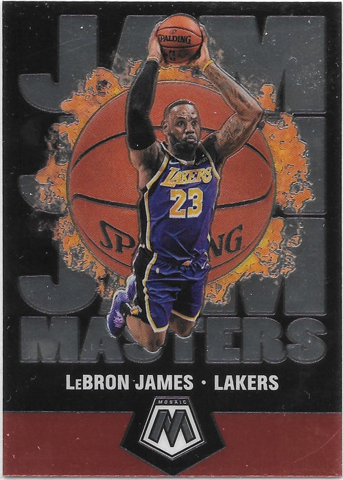 Lebron James, Jam Masters, 2019-20 Panini Mosaic Basketball NBA