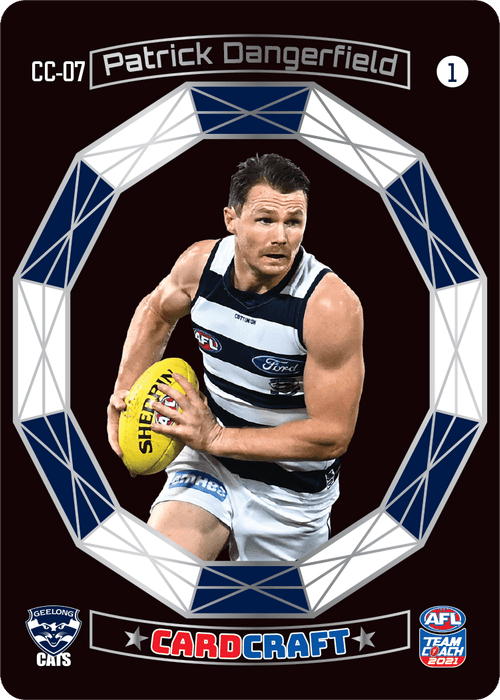 Patrick Dangerfield, GOLD Craft Card Set, 2021 Teamcoach AFL