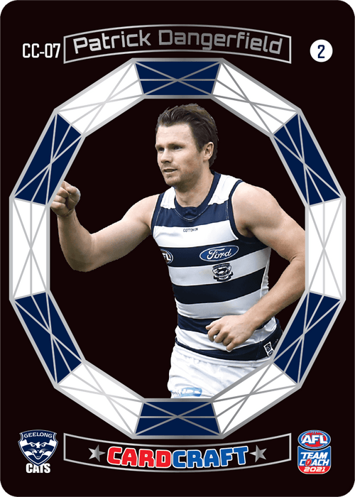 Patrick Dangerfield, GOLD Craft Card Set, 2021 Teamcoach AFL