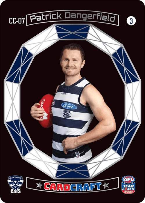 Patrick Dangerfield, GOLD Craft Card Set, 2021 Teamcoach AFL