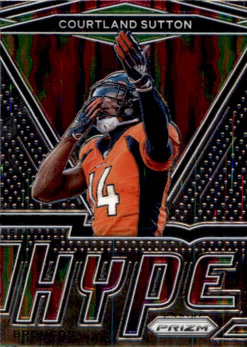 Courtland Sutton, Hype, 2020 Panini Prizm Football NFL