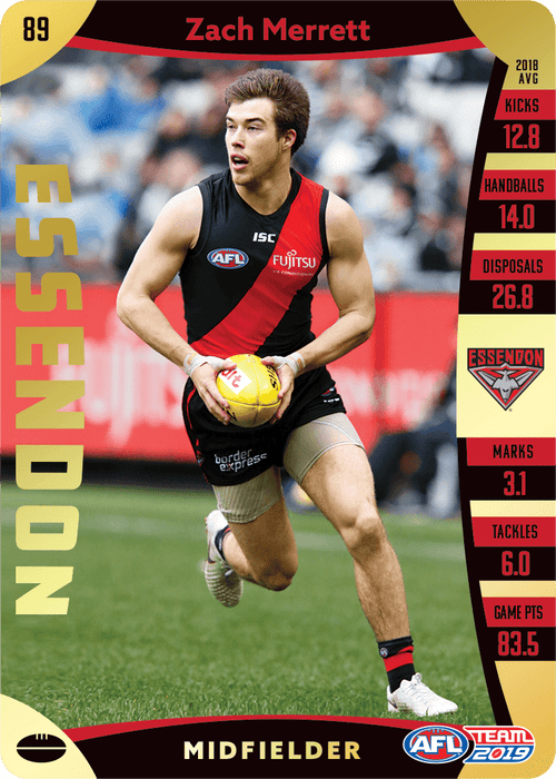 Zach Merrett, Gold, 2019 Teamcoach AFL