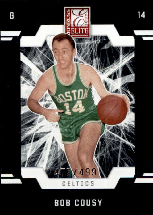 Bob Cousy, 2009-10 Donruss Elite Basketball NBA