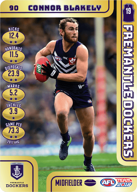 Connor Blakely, Gold, 2018 Teamcoach AFL